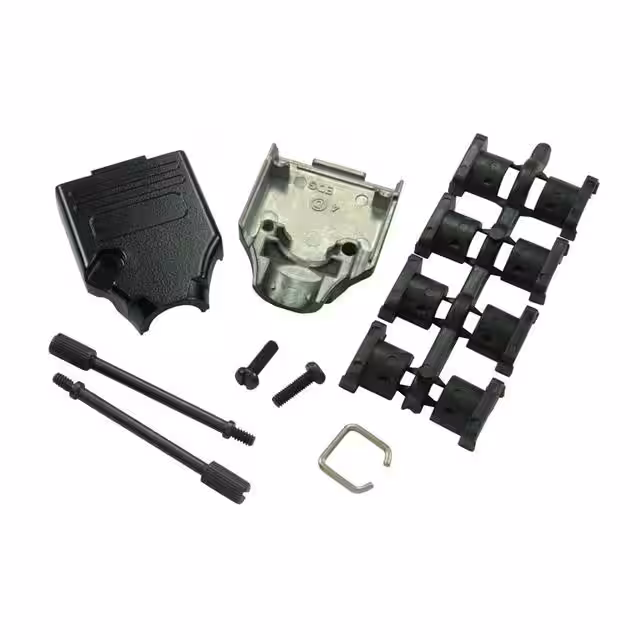 MHDTZK37-BK-K MH Connectors  Carcasas traseras para conectores D-Sub en forma de D